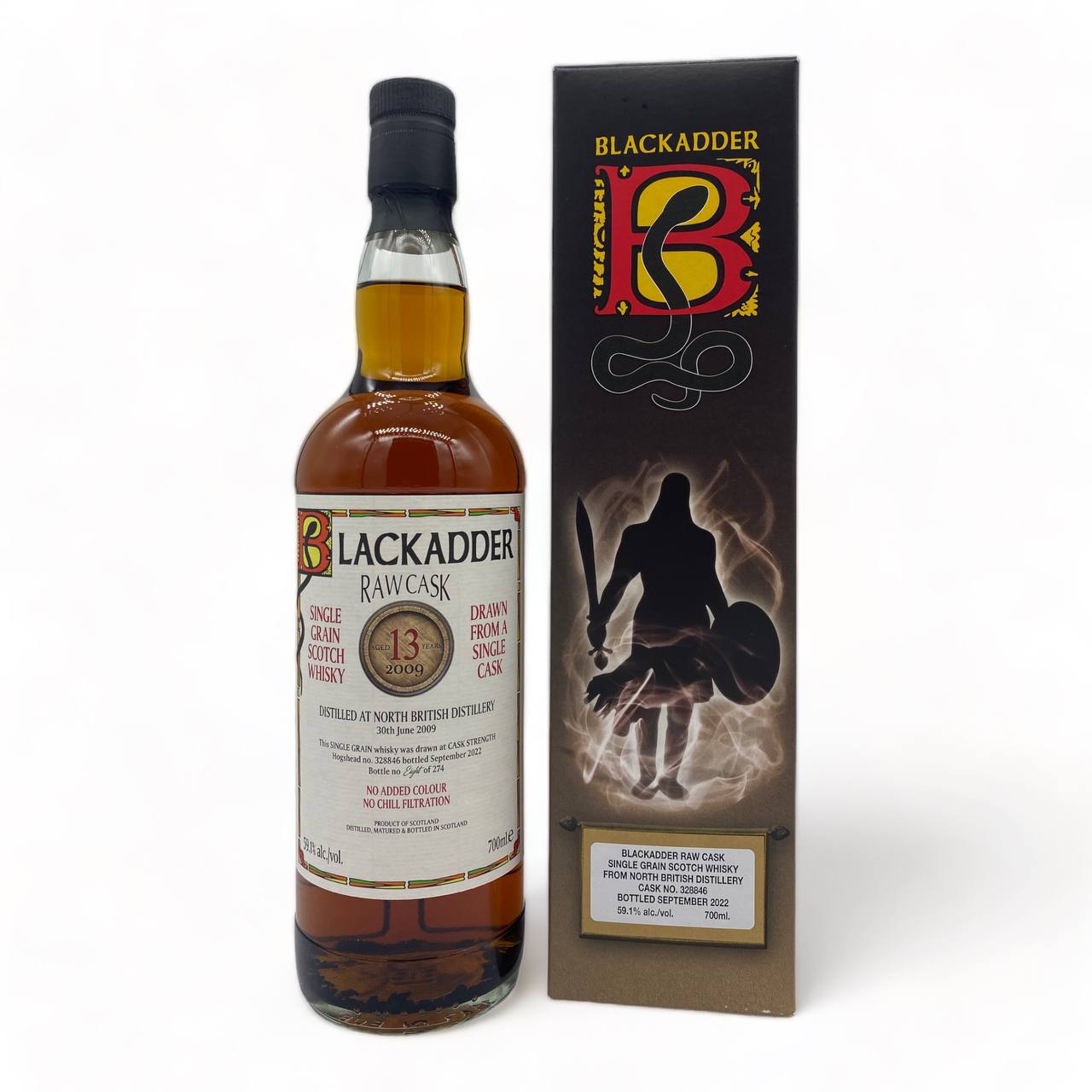 BLACKADDER Raw Cask North British 2009 13YO