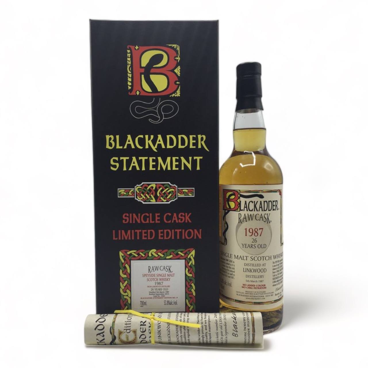 Blackadder Statement No 9 Raw Cask Linkwood 1987 26YO