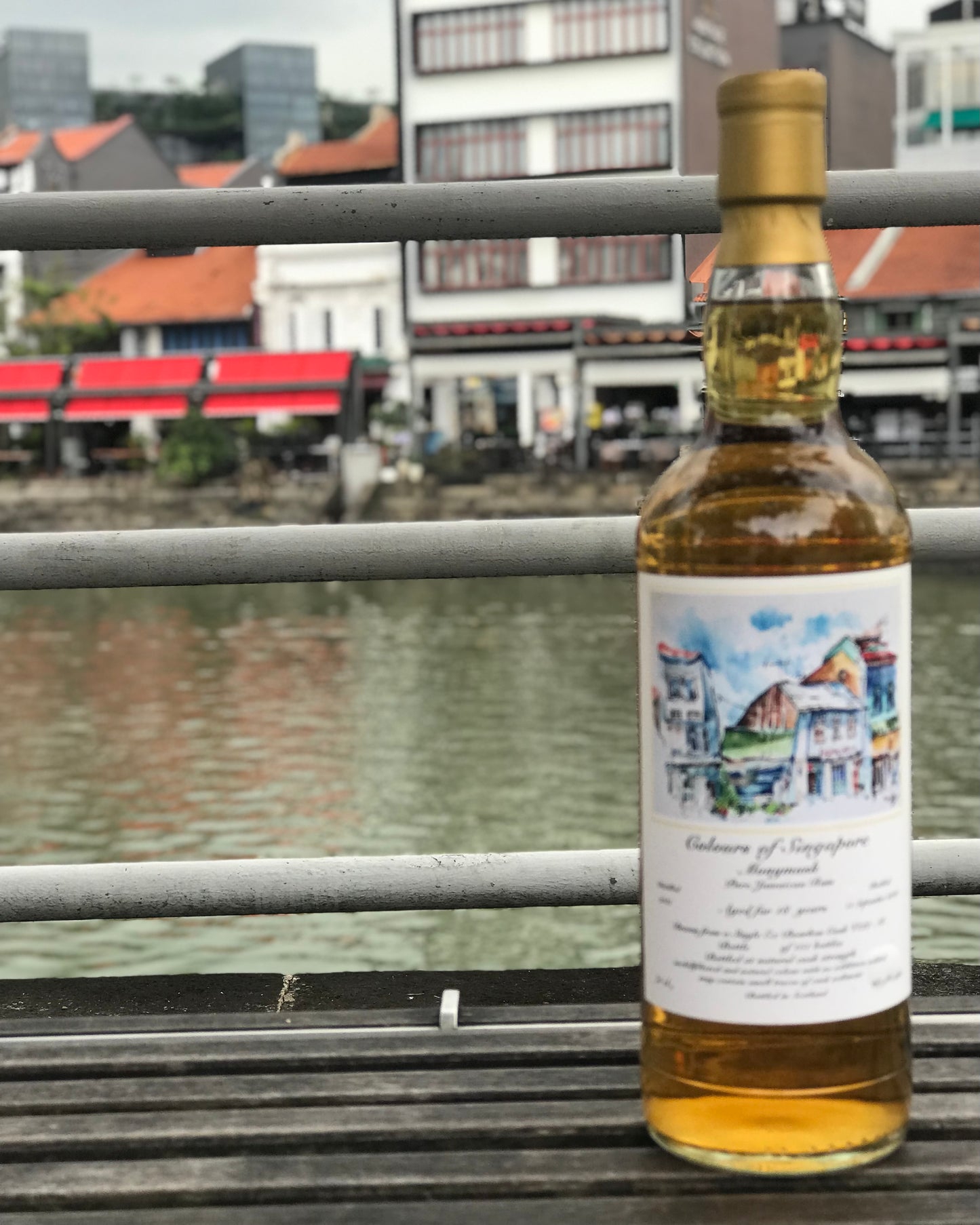 INTERCO-MLE Monymusk Rum 2002 18YO "Colours of Singapore"