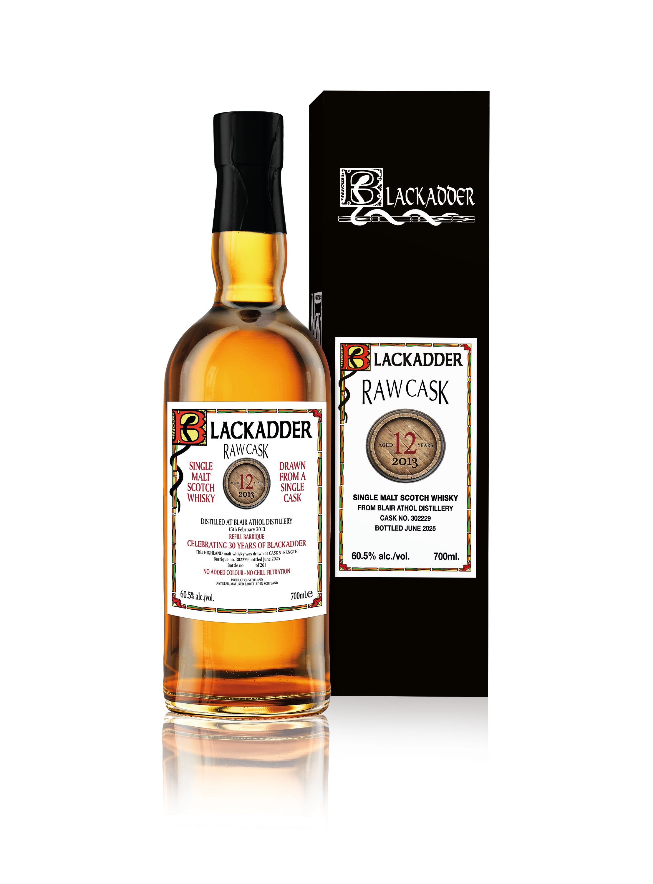 Blackadder Raw Cask Blair Athol 2013 12YO Refill Barrique No