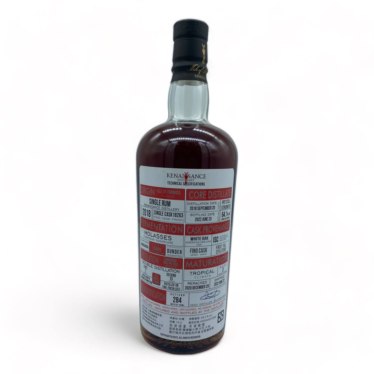 RENAISSANCE 2018 Fino Cask 18263