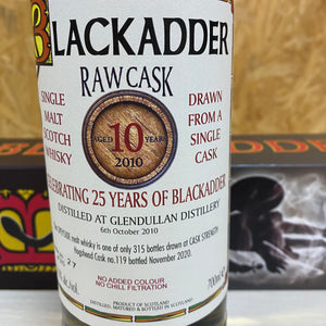 Blackadder Raw Cask Glendullan 10YO 2010