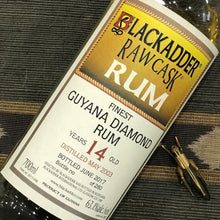 Load image into Gallery viewer, Blackadder Raw Cask Guyana Diamond Rum 14YO 2003