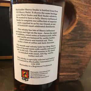 Blackadder Sherry Snake