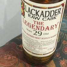 Load image into Gallery viewer, Blackadder Raw Cask The Legendary 29YO