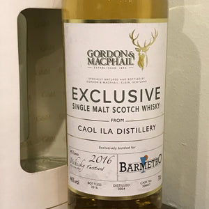 G&M Caol Ila 2004 11YO (bottled for Milano Whisky Festival 2016 & Bar Metro)