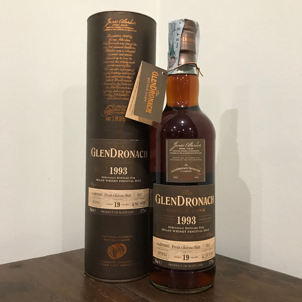 Glendronach 1993 19YO (bottled for Milano Whisky Festival 2012)