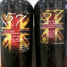 Load image into Gallery viewer, 57 London Dry Gin (57% Navy Strength) &amp; (57 days in Port Mourant cask)