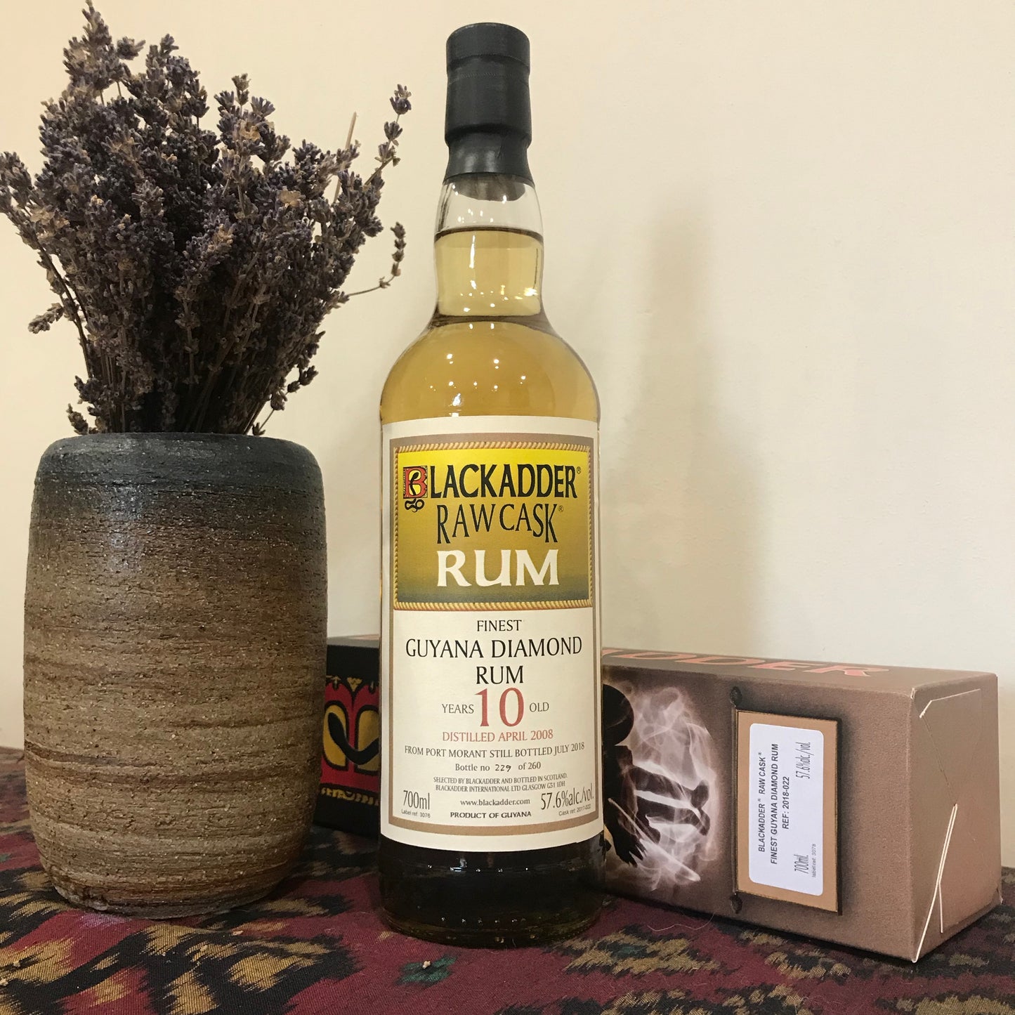 BLACKADDER Raw Cask Diamond Guyana Rum 2008 10YO