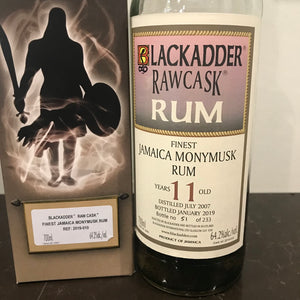 Blackadder Raw Cask Finest Jamaica Monymusk Rum 11YO 2007