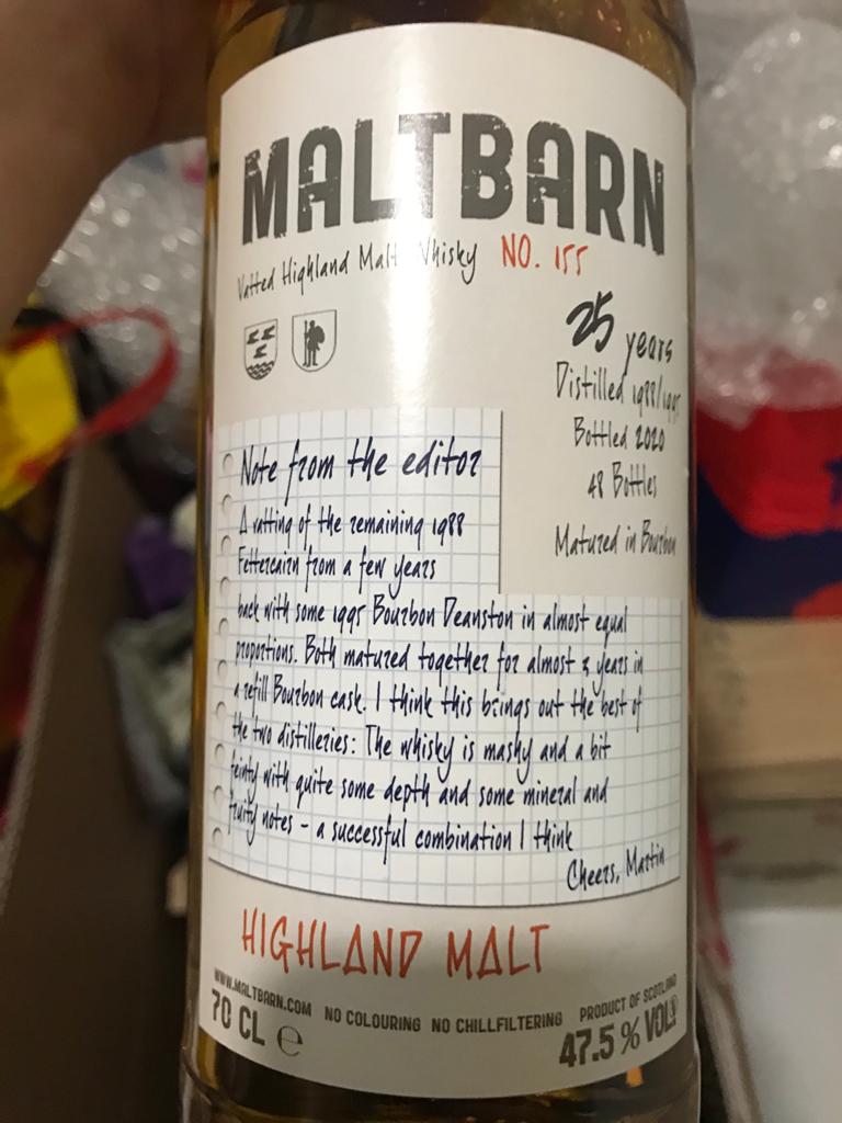 Maltbarn No. 155 Vatted Highland Malt