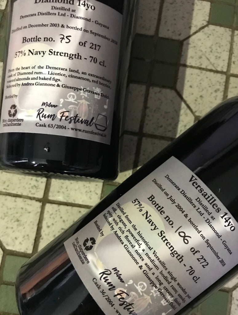 Diamond 2003 & Versailles 2004 (for Milano Rum Festival 2018)